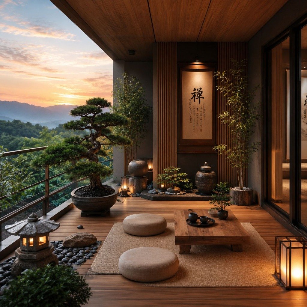 Japanese Zen Garden Veranda