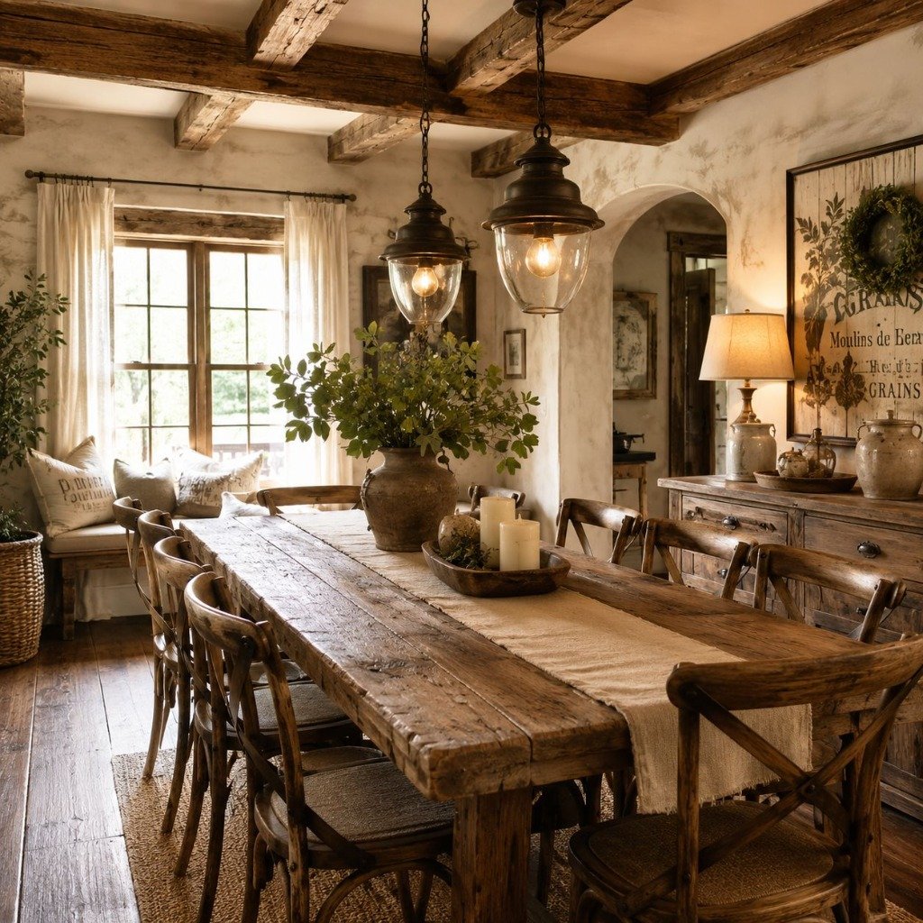 French Country Heritage Dining