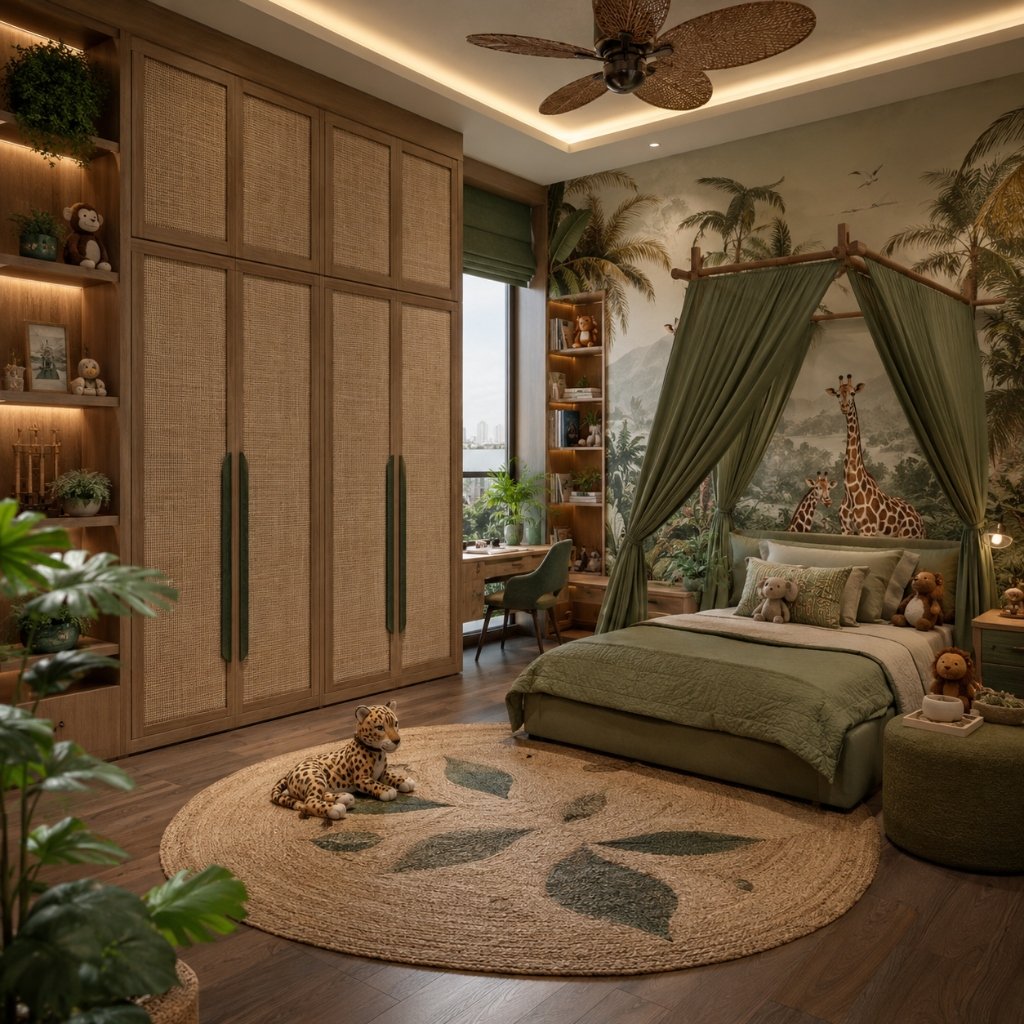 Jungle Safari & Rattan Canopy Suite