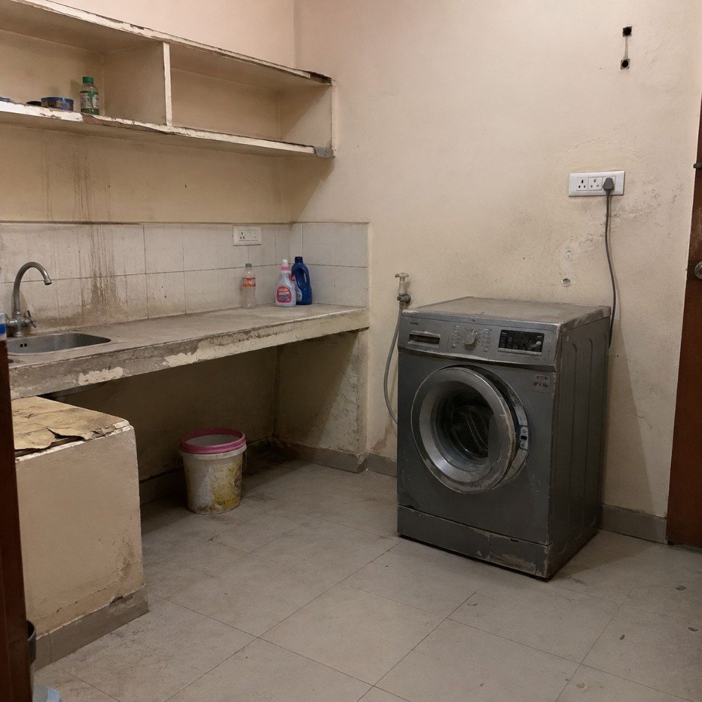 Utility Room Before Renovation